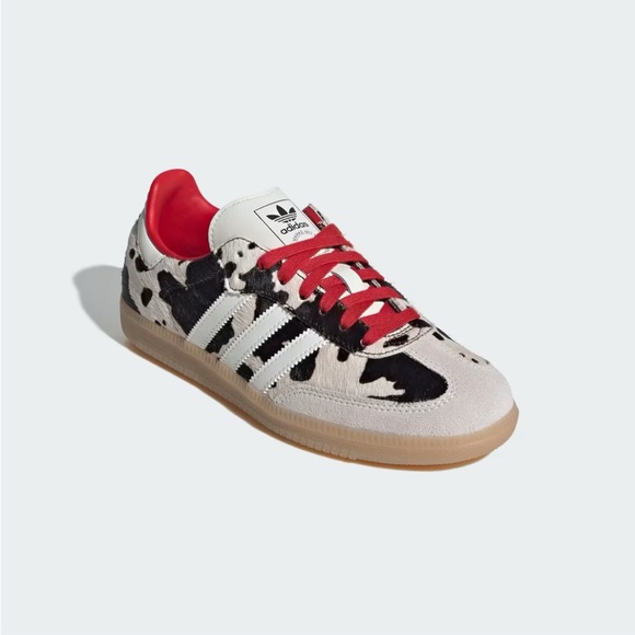 adidas Shoes - NWT Women’s Adidas Samba OG Cow Print Sneakers Size 7.5
